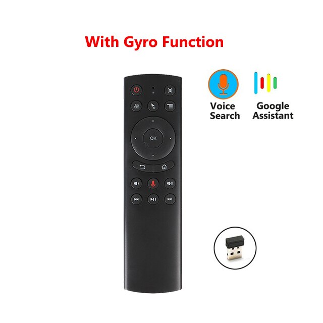 G20BTS Bluetooth 5,0 Air Maus IR Lernen Gyro Smart fernbedienung BLE 5,0 Wireless remote für AM6 PLUS Android TV box vsG50s: G20S with gyro