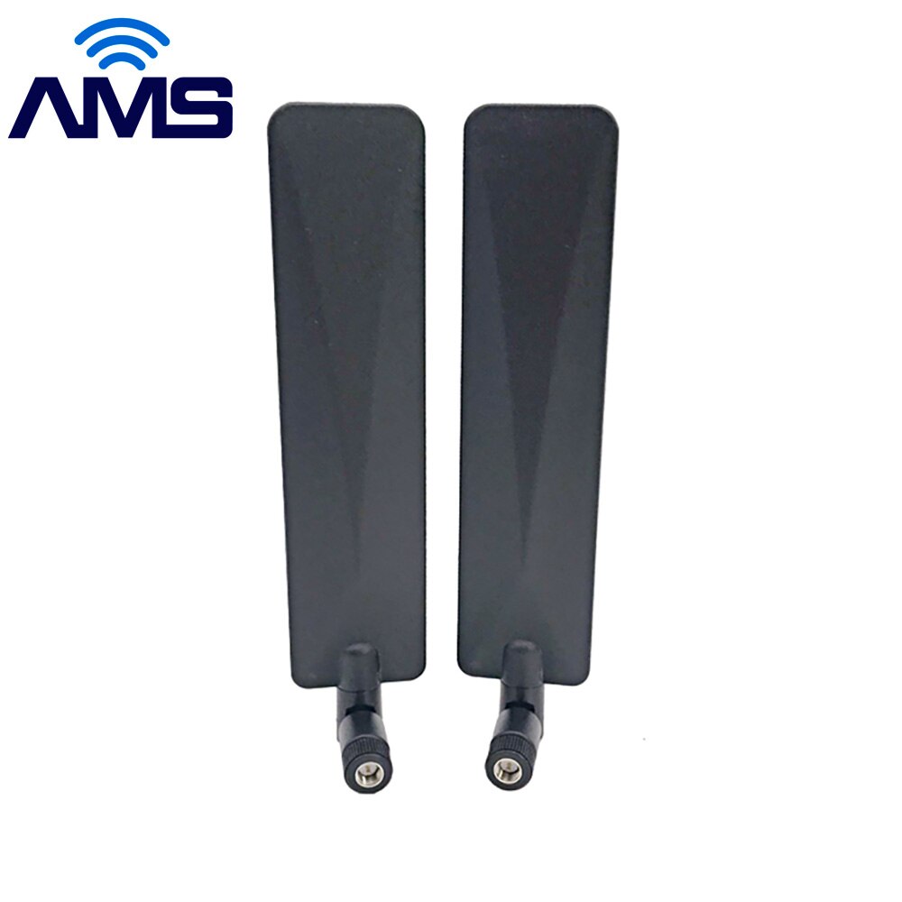 AMS – antenne de canard externe Lte 4G pliable SMA mâle en caoutchouc, omni sans fil 2.4g wifi, 18dbi, en usine