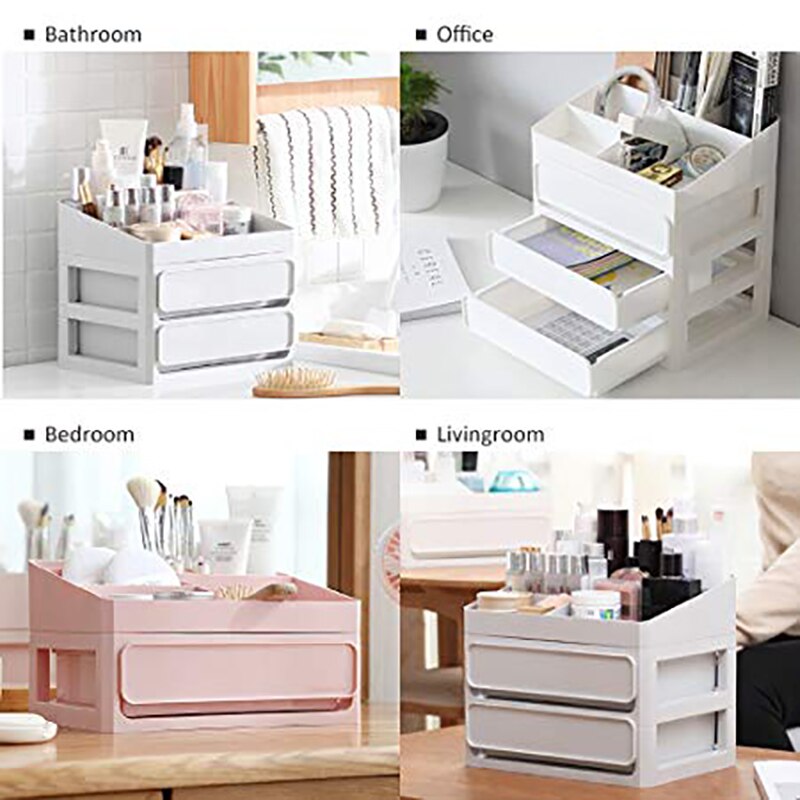 machen-hoch Veranstalter Kosmetik Organizer für Kosmetik Lagerung Schmuck Container Schreibtisch DIY Multi-Schicht Schubladen Lagerung Kasten