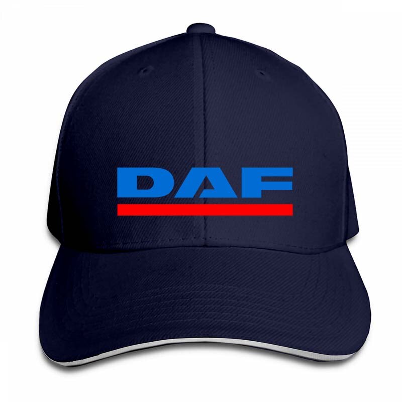 daf vector logo Baseball cap men women Trucker Hats adjustable cap: 2-Navy