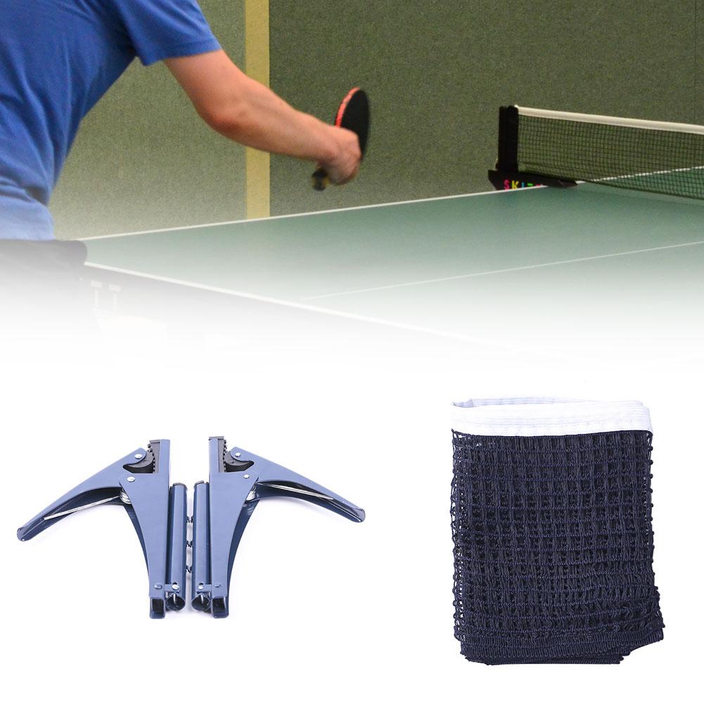 Portable Simple Ping-Pong Sport Table Tennis Net Folding Mounting Bracket Set