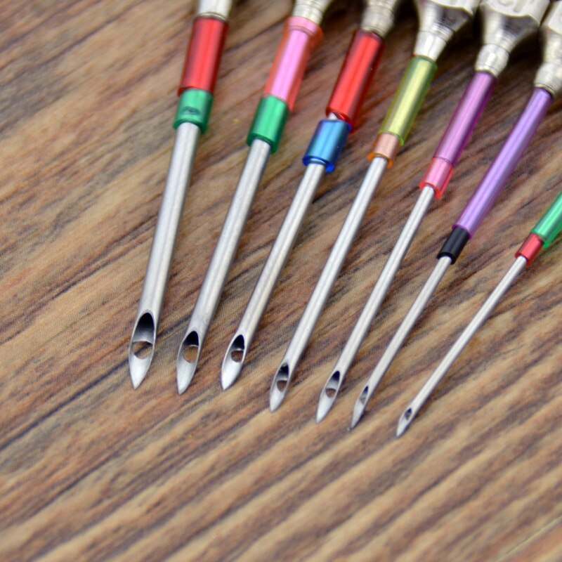Embroidery Punch Needle Sets Crochet Knitting Embroidery Pen Handmade Stainless Steel Punch Needle DIY Cross Stitch Sewing Tools