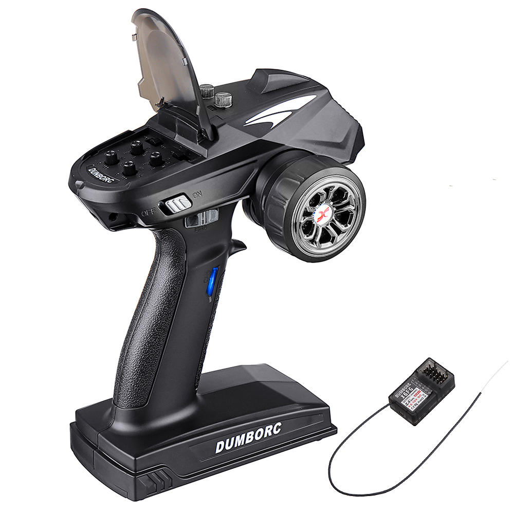DumboRC X6 2.4G 6CH émetteur télécommande avec X6F/X6FG/X6DC/X6DCG gyroscope récepteur cc pour RC voiture réservoir bateau MN modèle ZD Racing