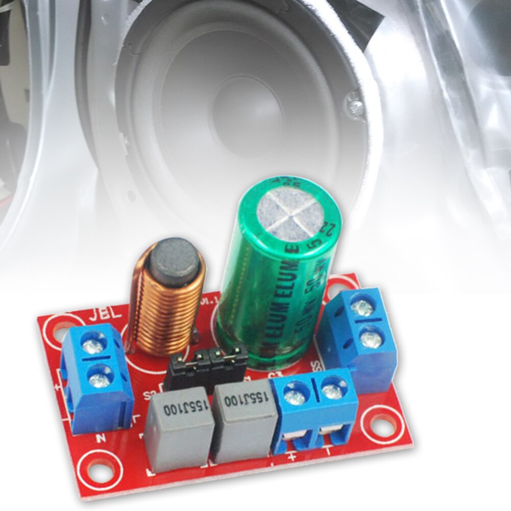 Portable Adjustable Speaker Audio Sound Crossover Frequency Divider HIFI DIY Accessories Treble Bass Home Easy Install 2 Way