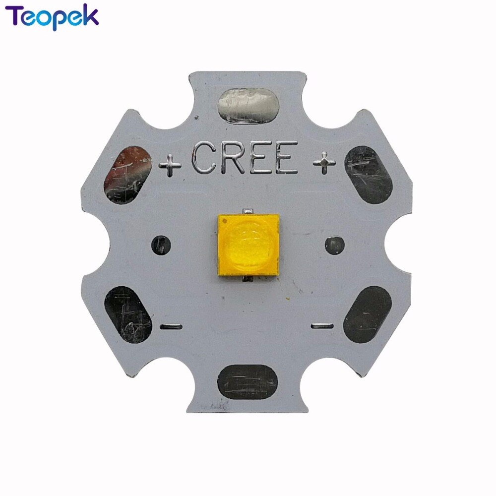 10 stücke Cree XP-G3 XPG3 S3 Kühl Warm Weiß 6W High Power LED-Emitter Diode 777lm Mit 20mm 16mm 14mm 12mm 8mm PCB