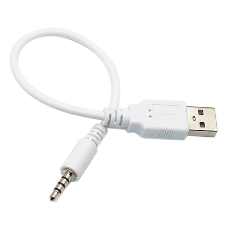 3.5mm Jack to USB 2.0 Data Sync Charger Transfer Audio Adapter Cable cord for Apple iPod 3rd 4th 5th 6th