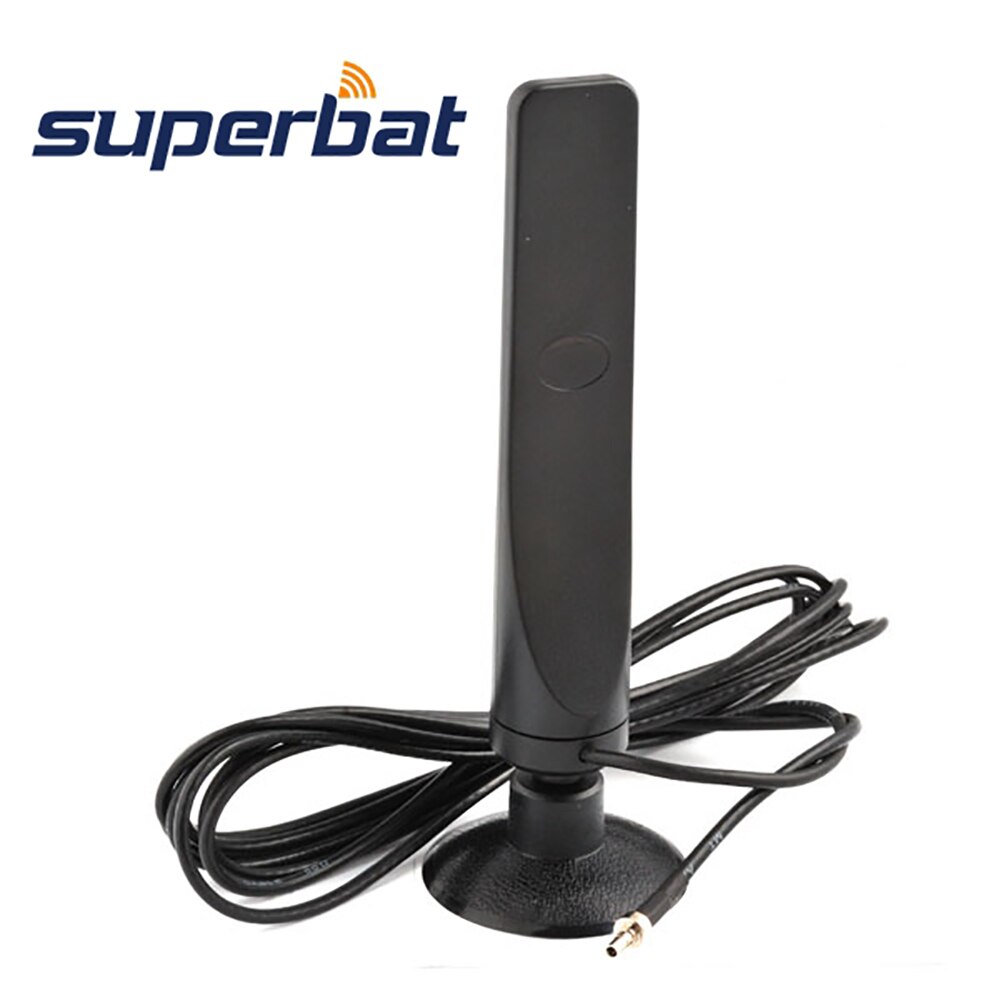 Superbat 850/1900/900/1800/2100Mhz GSM/UMTS/HSPA/CDMA/3G antenne CRC9 prise mâle pour Huawei E176 E160 E156E E583C amplificateur aérien