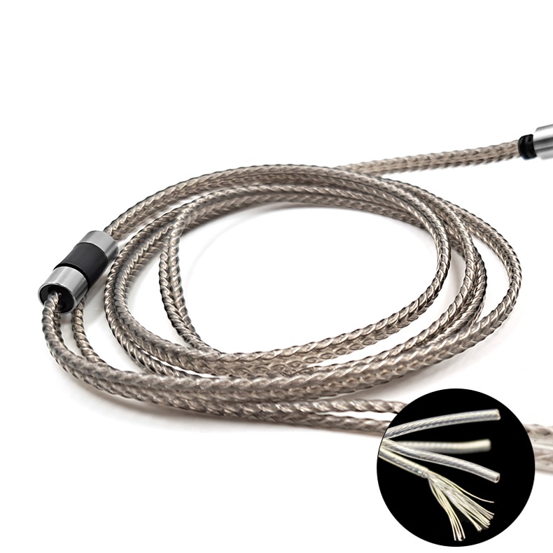 Cable de Audio Chapado en plata para auriculares FiiO F5, F9, F9SE, F9Pro, FH1, FH5, FA7, FA1, FH7, FH5s, FD3, FD3 pro, FD5, FD7, FA9, FH7S