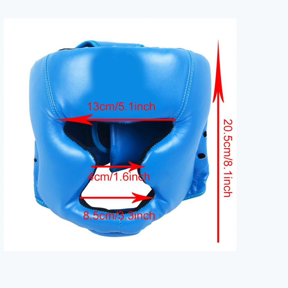 Protector de cabeza para entrenamiento de boxeo, protección facial, casco