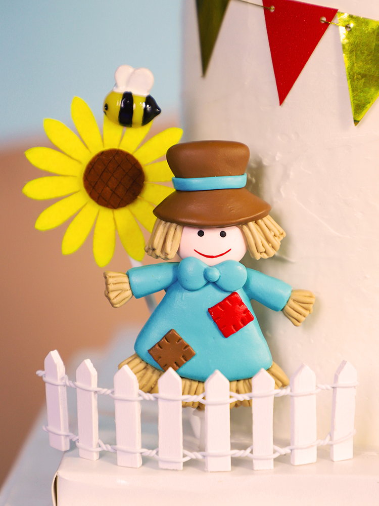 Boerderij Cake Topper Dier Koe Paard Cartoon Verjaardagsfeestje Baby Decoratie Kinderen Zonnebloem Serie Gelukkig Douche Bakken Taart