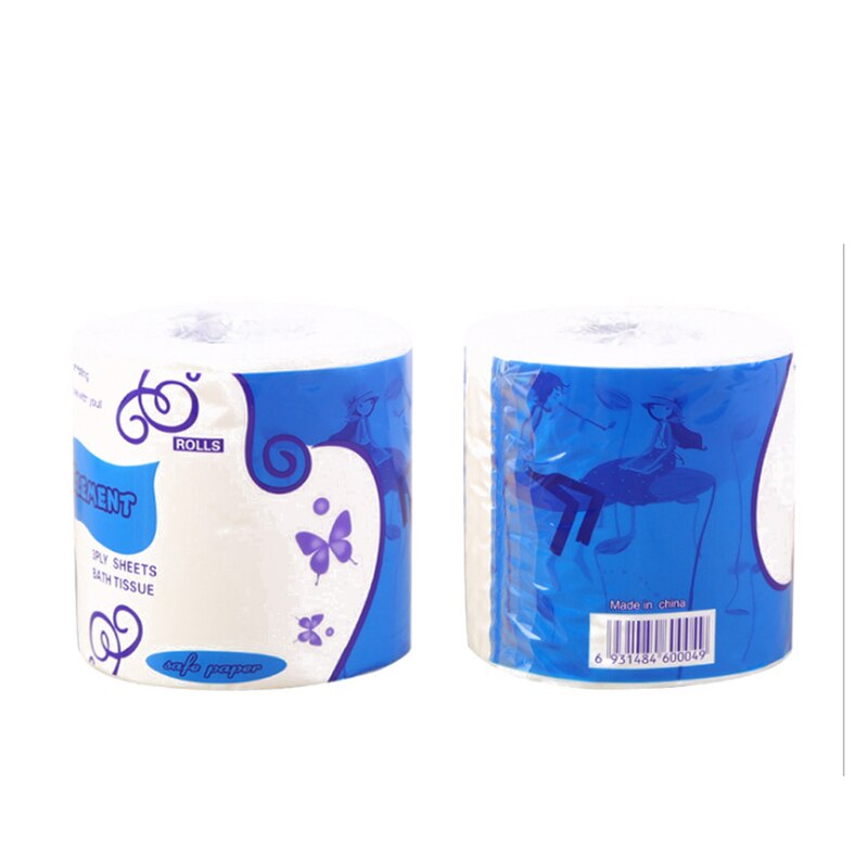 1 Roll Soft 3-Ply Toilet Paper Home Kitchen Toilet Tissue Strong and Highly Absorbent Hand Towels Roll Paper for Daily Use