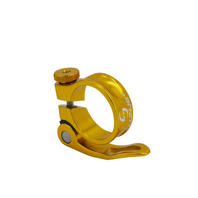 Abrazadera de poste de asiento de bicicleta, abrazadera de tubo de asiento de bicicleta de carretera, de aluminio, ultraligera, de liberación rápida, 28,6/31,8/34,9mm, BMX