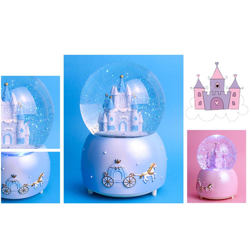 Rctown Sneeuw Bal Muziekdoos Prinses Kasteel Vorm Speelgoed Voor Home Decoratie Ornamenten Meisjes Verjaardag Valentijn Cadeau