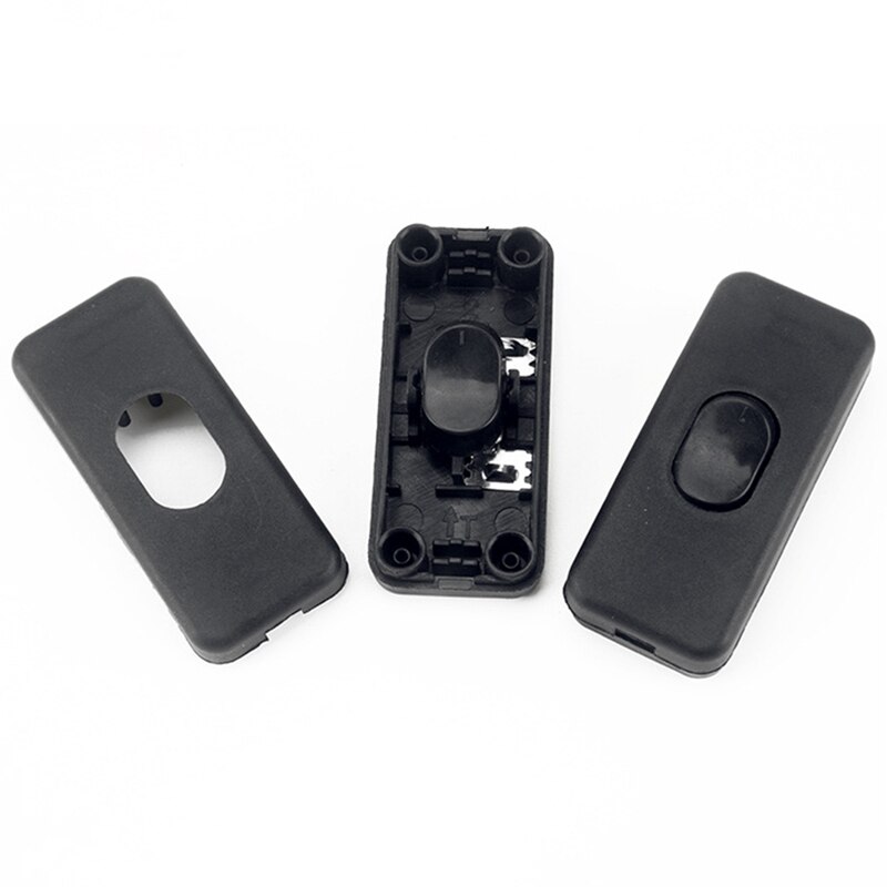 Nuttig Tafellamp 110 250V Bureaulamp Op/Off Indicator Cord Switch Inline Led Zwart/Witte Kleur