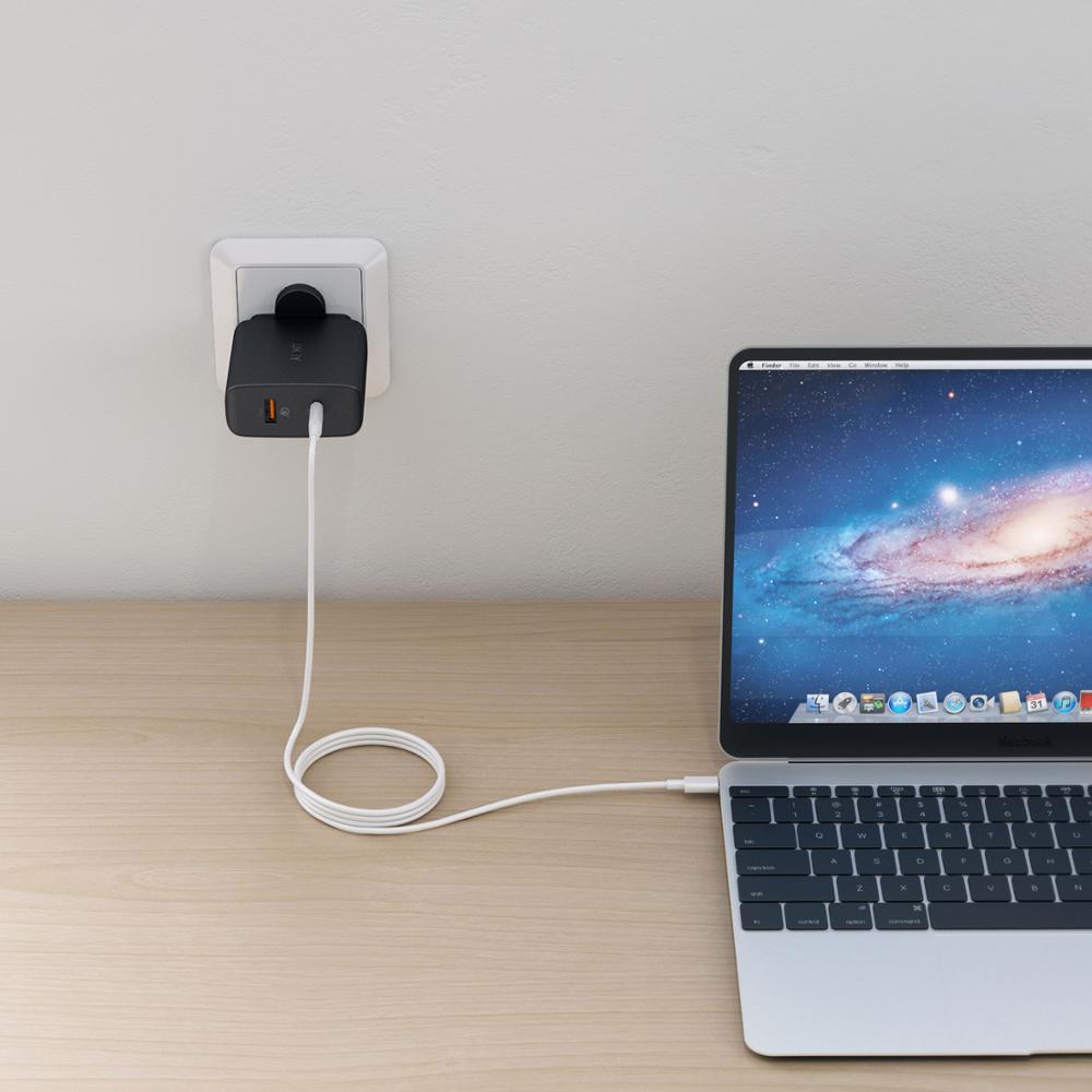 Aukey Uk Plug PA-Y11 Quick Charge 48W 3.0 Mobiele Telefoon Oplader Snel Opladen Usb Lader Voor Telefoon Mobiele usb Adapter