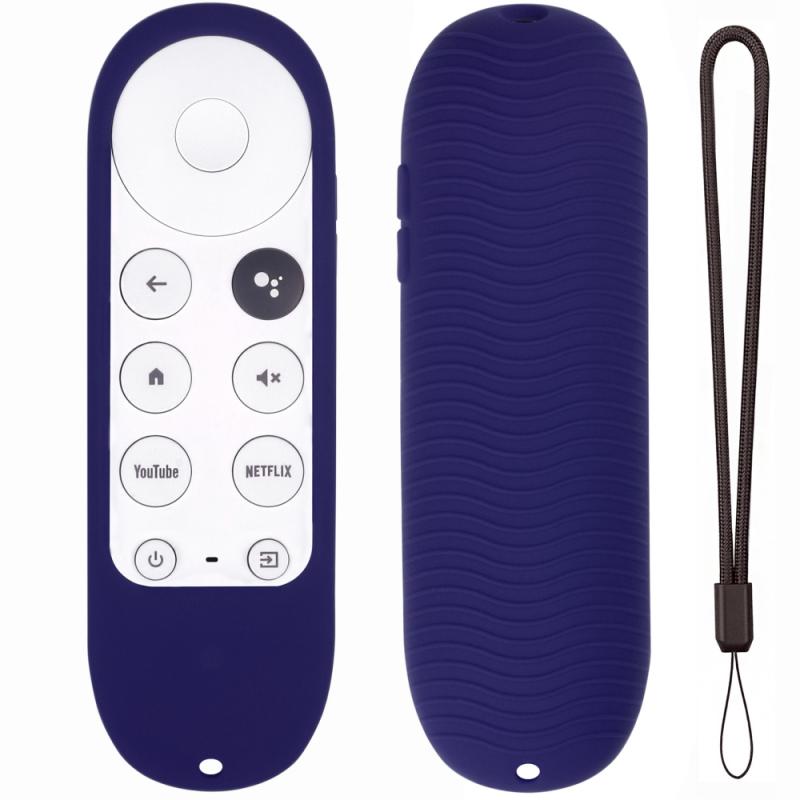 Für Chrome Mit Google TV Stimme Fernbedienung Anti-Verloren Silikon Fall Google TV Silikon Fall Fernbedienung Fall: 07