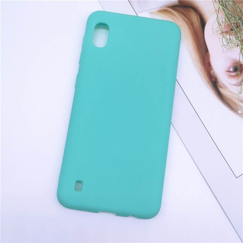 Case Voor Samsung A10 Case Soft Silicon Back Cover Phone Case Voor Samsung Galaxy A10 GalaxyA10 Een 10 SM-A105F A105 a105F Coque: Green