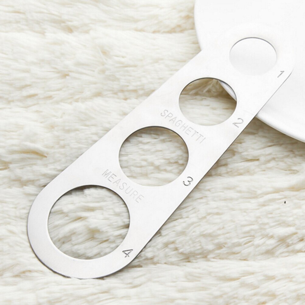Makaron makaron miarka Spaghetti miarka narzędzie kuchenne ze stali nierdzewnej kij 4 porcja kontrola porcji makaron miarka 2017 nowość: Default Title