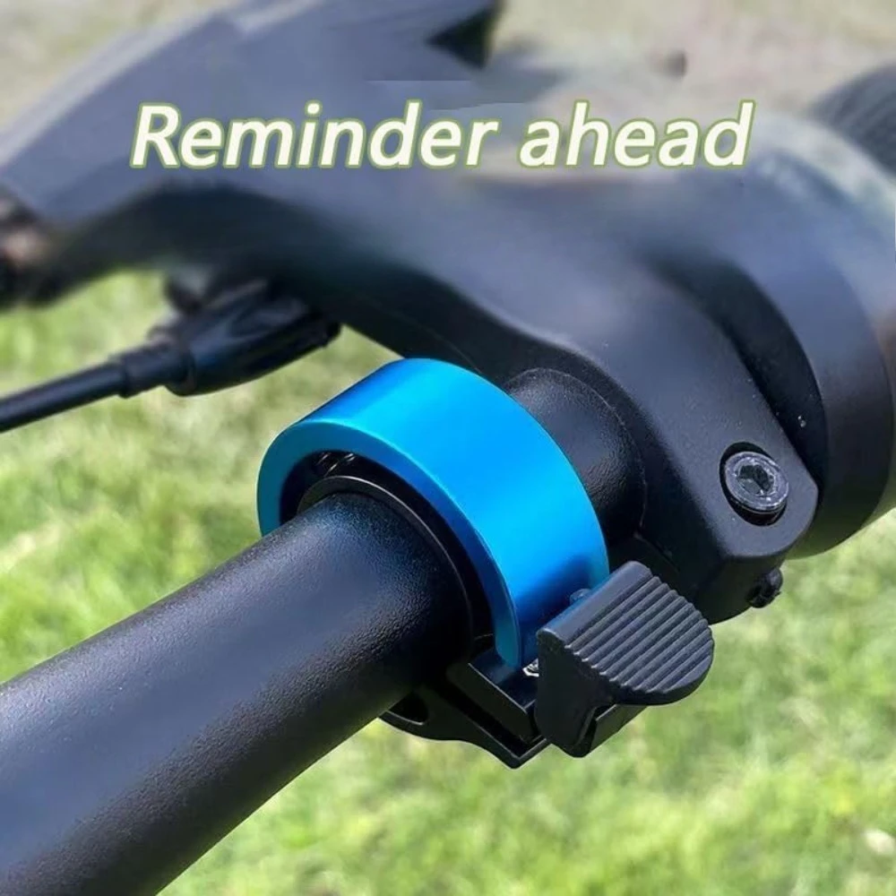 Sonnette de vélo 22mm de diamètre du guidon VTT vélo de route cloche de vélo en alliage d'aluminium lame 90 décibel anneau de direction de vélo
