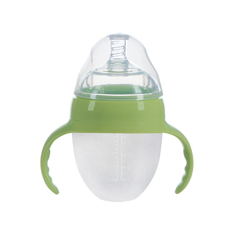 Silikonowe karmienie dziecka butelka mleka szeroki kaliber szerokie usta imitacja piersi sutek