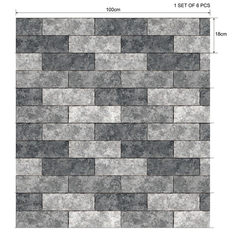 Nowoczesna naklejka podłogowa naklejki na schody imitująca cegłę wzór dekoracja krok naklejka samoprzylepna naklejka na ścianę naklejki na schody