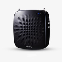 AMPLIFICADOR DE voz portátil de 15W, megáfono amplificador de sonido para reproducción de música, auriculares con micrófono y cable para reuniones de aula y profesores