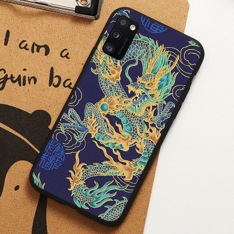 Phone Case For Samsung Galaxy A41 Cover 6.1" Flower Butterfly Soft Silicone Cases For Samsung A 41 a41 Back Cover Fundas Protect: Khe95-lhxtlong