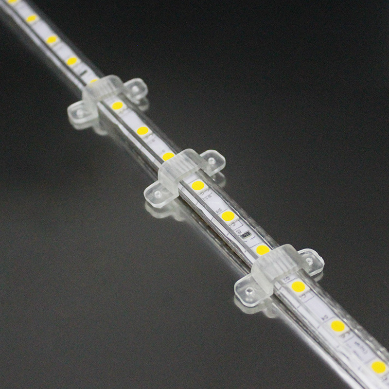 Clips de sujeción para tira de luz LED, Clip para tira de LED 5050 5730 3014 2835, fijador de montaje Flexible para fijar Clips para tira de LED con tornillo