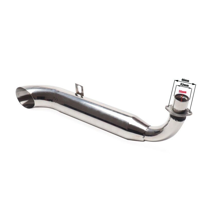 Motorfiets Rvs Uitlaat Voor Honda Z50 Bike Mini Trail 50