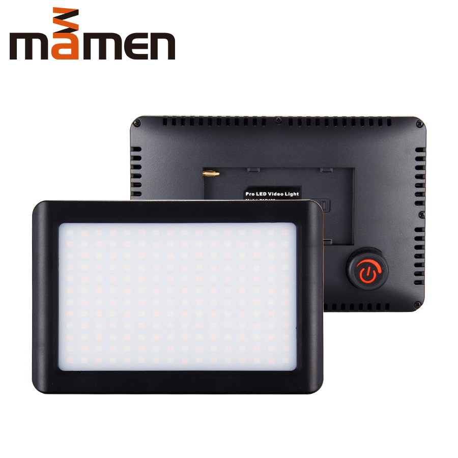 MAMEN PAD192 3200K-5600K LED Fill Light Stepless Dimming For Canon Sony Nikon DSLR Camera Video Photography Light