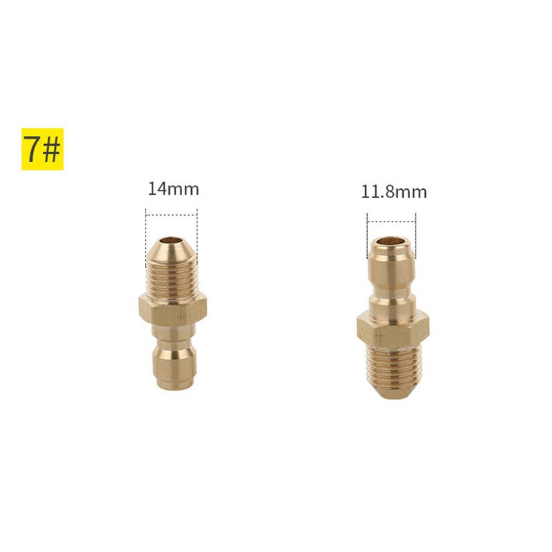 1/4 &quot;Quick Connect Koppler Adapter-Auto Sauber 1 ~ 14 # Waschen Druck Washer Anschluss für Schnelle Anschluss garten Schlauch Auto Washer: WHITE