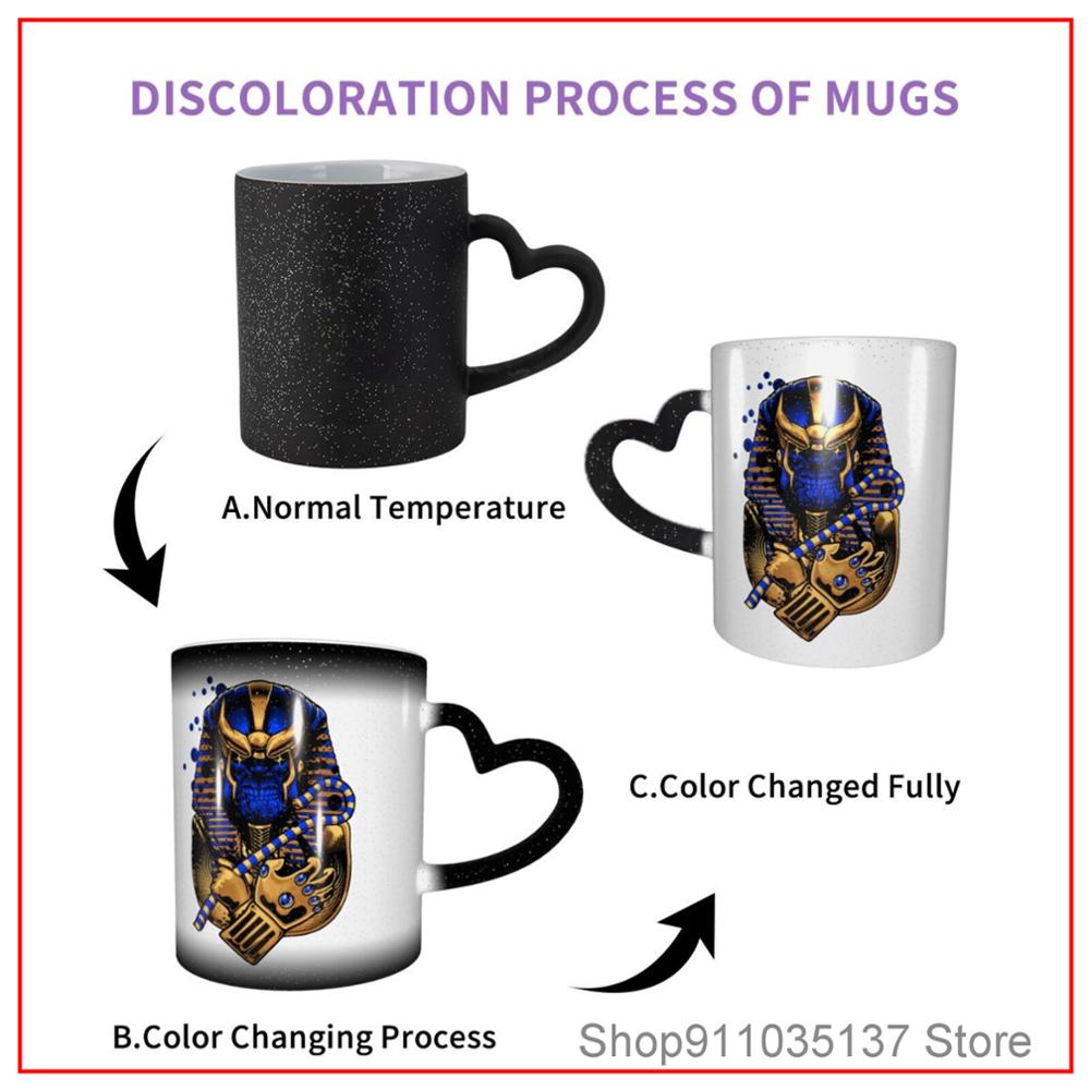 Pharaon égyptien thanos-tut café K tasses tasses en verre tazas ensemble bière thé clair double paroi verre jetable solo support beignet