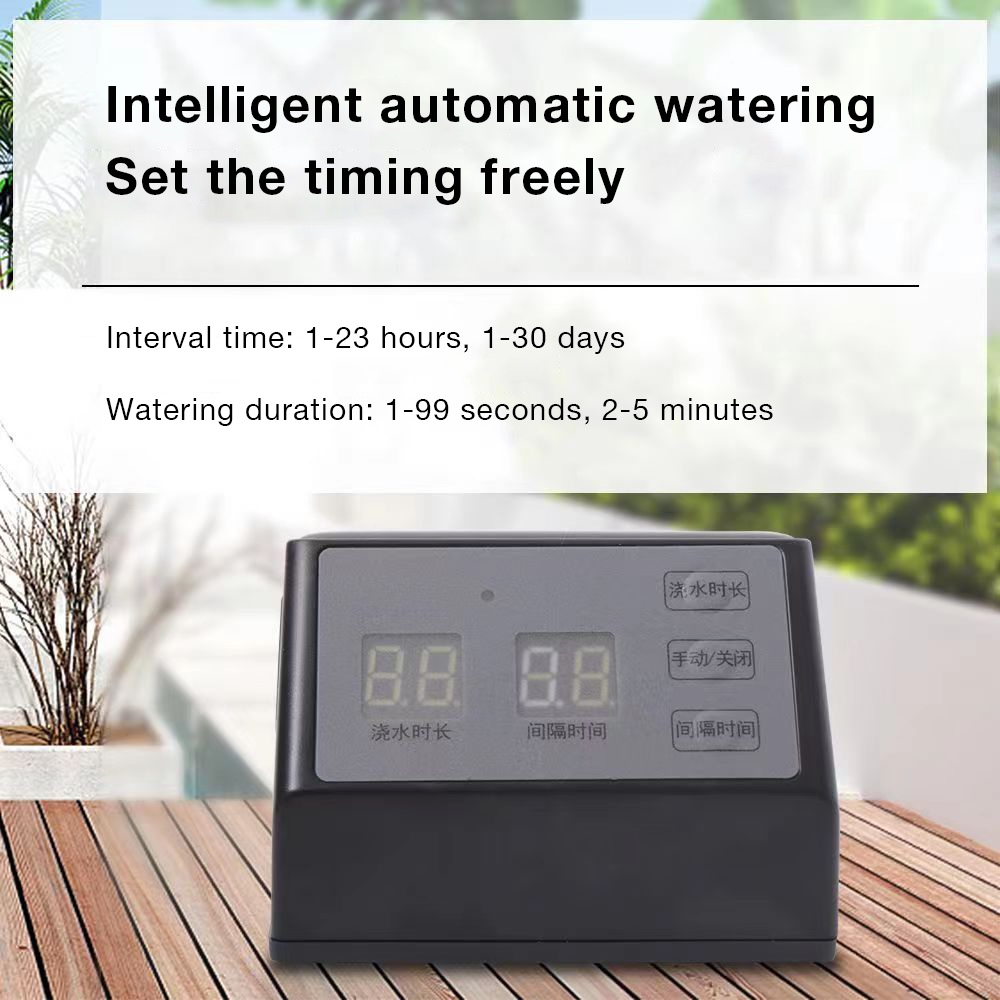 Solar Water Pump Timer Automatic Drip Irrigation Kit Watering Timer Irrigation System Garden Hose Micro-Drip Irrigation Kits