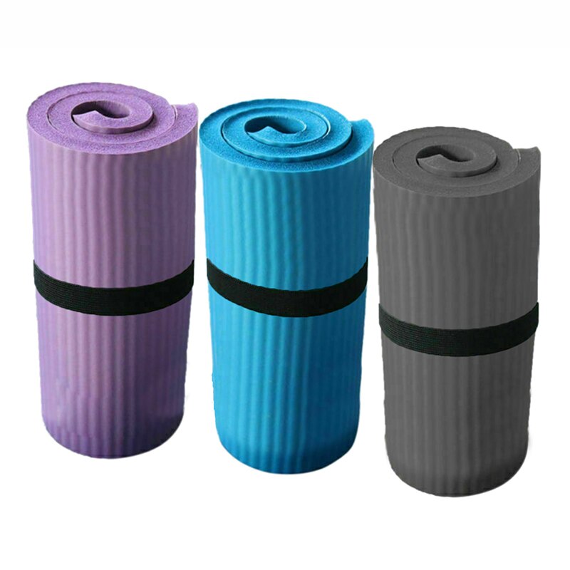 Yoga pilates matta tjock träning gym halkfri träning 15mm fitness mattor  b99