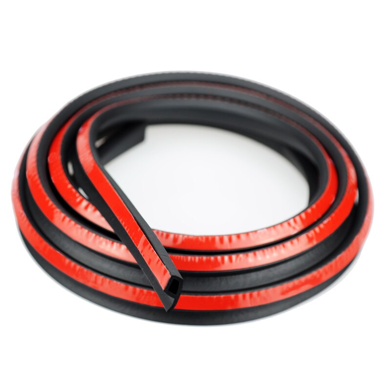Rubber Auto Deur Afdichting P-Vormige Auto Deur Weatherstrips Waterdichte Auto Geluidsisolatie Seal Strip Lawaai Auto Accessoires
