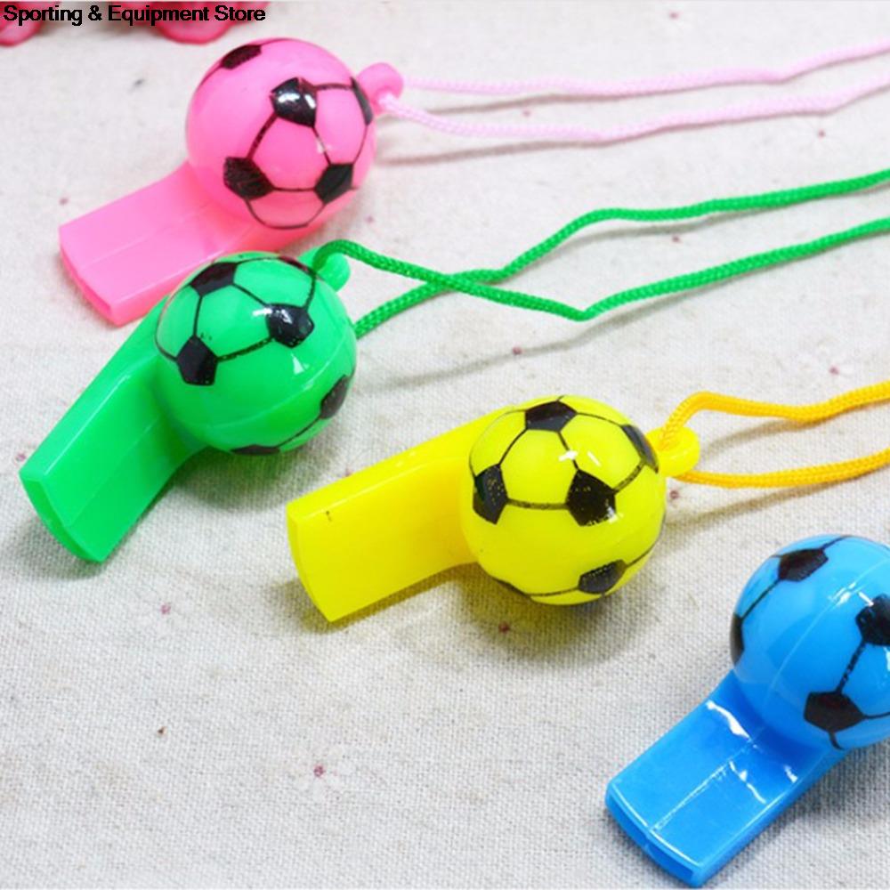 2 st fotboll fotboll rugby cheerleading visselpipor ärta fans vissla domare sport fest träningsskola färgglada slumpmässig färg