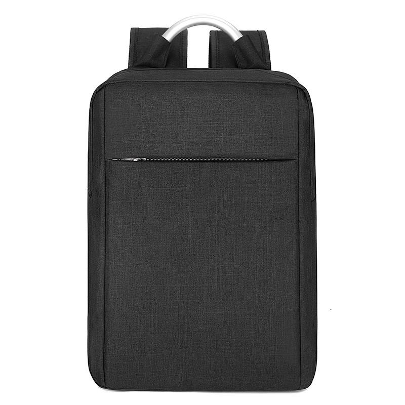 Trend male Backpack USB Charging men backpack Anti theft Shoulder Bags Waterproof 15.6 inch Laptop Backpack School bag: Black