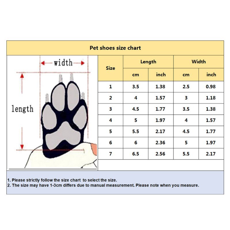 Dog Shoes Warm Anti-slip Rain Snow Boots Small Dogs Socks Booties Waterproof Polyester Winter Pet Supplies Pet Shoes
