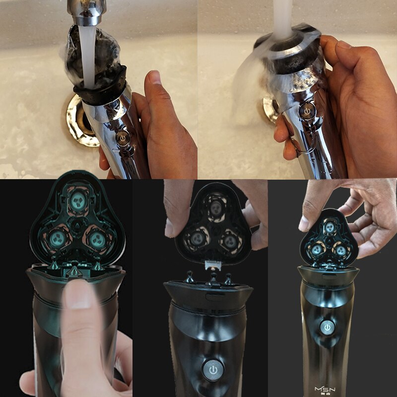 Xiaomi Mannen Scheerapparaat Voor Mannen Elektrisch Scheerapparaat Baard Trimmer Waterdichte Scheerapparaat Smart Razor Trimmer Mannen Nat &amp; droog Scheermes