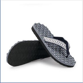 Été hommes enfants tongs Camouflage pantoufles eau sandales anti-dérapant chaussures décontractées fond souple plage Massage pantoufles: blue / 43