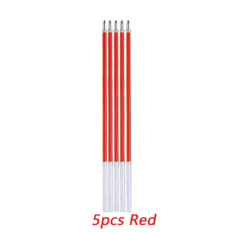 Moule en Silicone pour stylo à bille magique en résine cristal, moule en résine époxy fait à la main, fournitures d&#39;outils de moulage: pen-red 5pcs