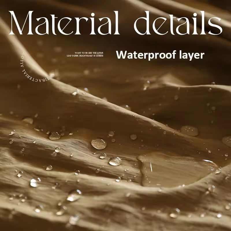 Delantal ligero impermeable para salón de belleza, uñas, camarera, a prueba de aceite, largo plisado, delantales de cocina para jardín para mujer con bolsillos