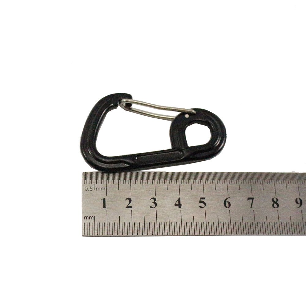 2PC Carabiner for Key Mountaineering Camping Hiking Hook Screw Lock Locking Rock Climbing Chain Outdoors Survival Tool