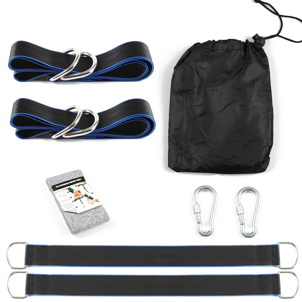 Kit de sangles de balançoire d'arbre, accessoires de camping, noir, 2 m, 2 pièces: YELLOW