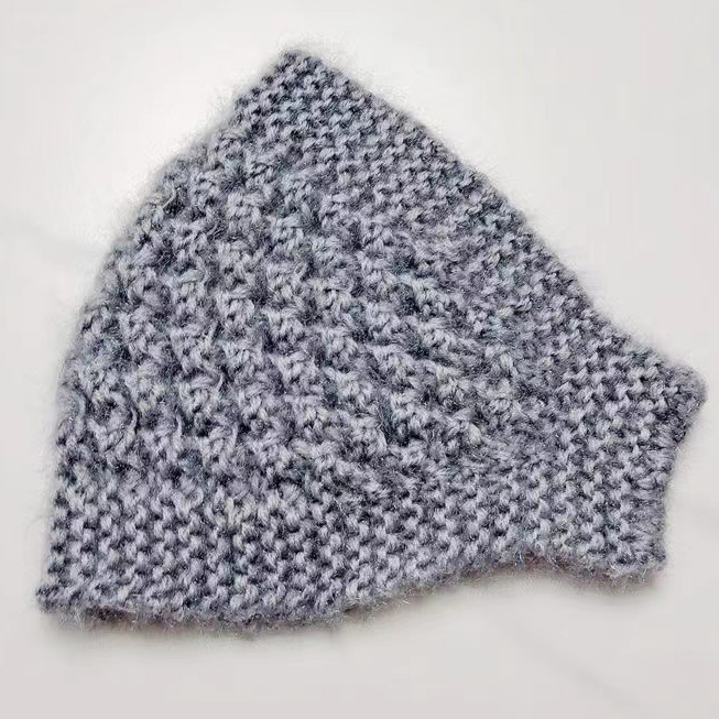 Vinter varmt stickat pannband vindtätt ullstickning varmt hårband kall höst täcka öron termisk huvudbonad håraccessoarer: Himmelsblå