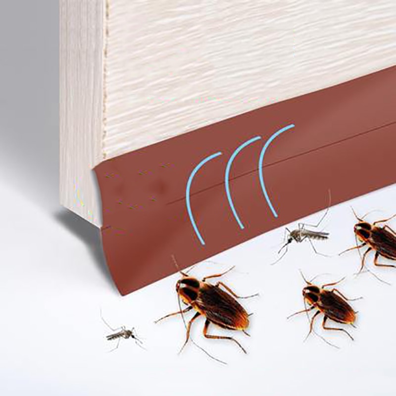 Self adhesive 3M Glue Door Window Draught Dust Insect Seal Strip Soundproofing Weatherstrip