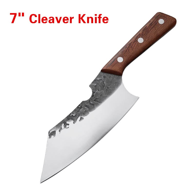 Kitchen Knife Boning Chef Knives Sharp Stainless Steel Japanese 5CR15 High Carbon Cooking Tools Cleaver Knife: Style C