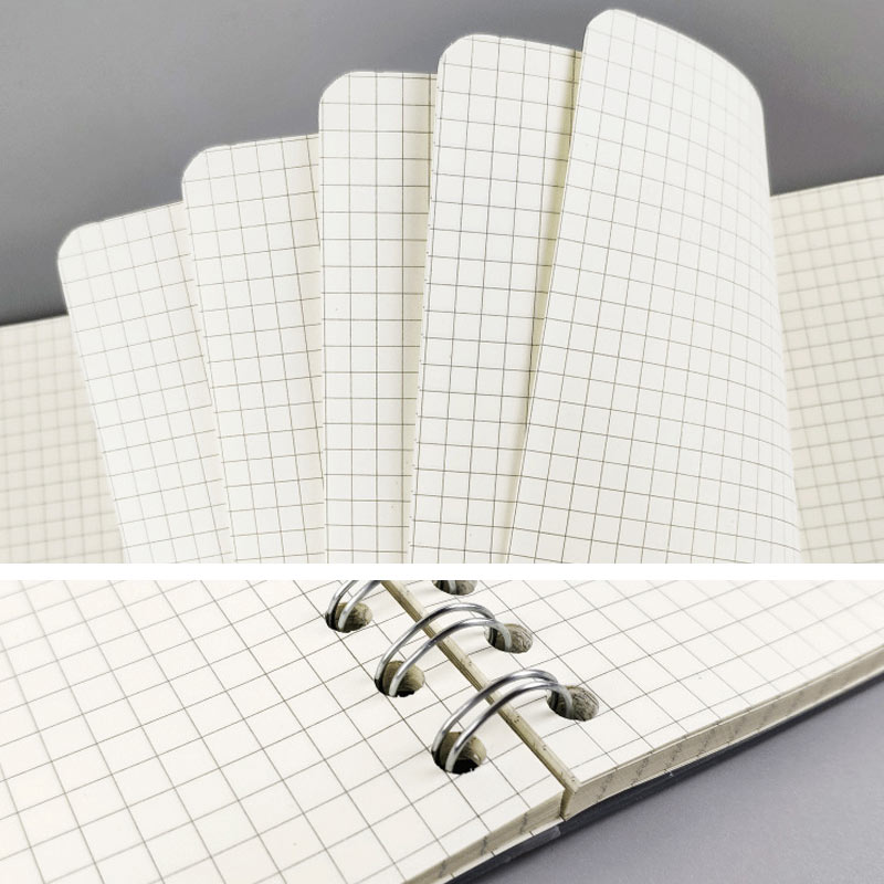 80Sheets A5 A6 Grid Spiral Notebook Journal Diary Weekly Daily Planner Organizer Agenda Schedule Office School Daries Stationery