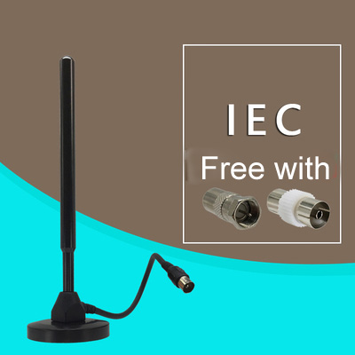 Iec/Bnc/N Plug Fm Sw Antenne Externe Signaal Verbeterde Voor Tecsun S2000 Grundig Walkie-Talkie Cd versterker Met 5M 75-3 Kabel: IEC PLUG