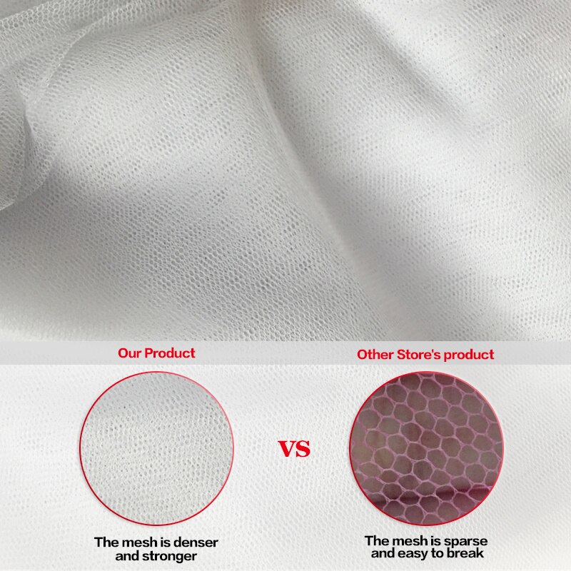 Universal Anti Mosquito Mesh Net Denser Mesh Dome Hanging Bed Canopy Netting For Single To King Size Bed Home Decor